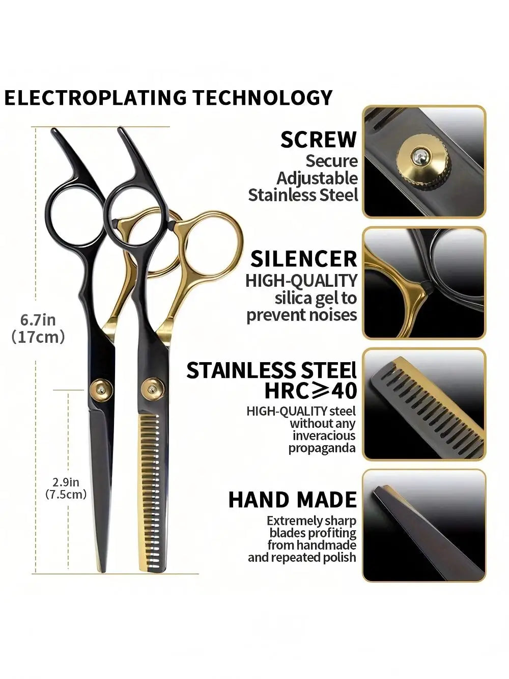 Premium 12-Piece Hair Scissors Set™