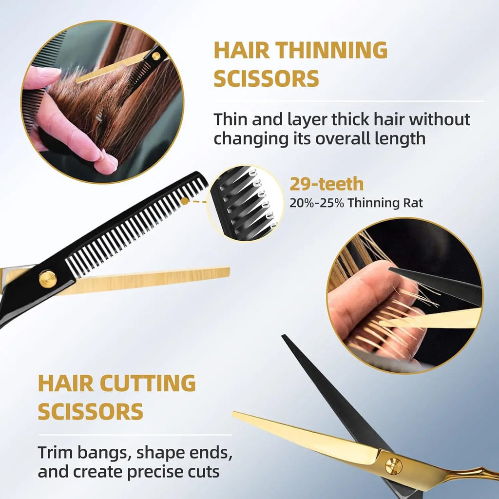 Premium 12-Piece Hair Scissors Set™